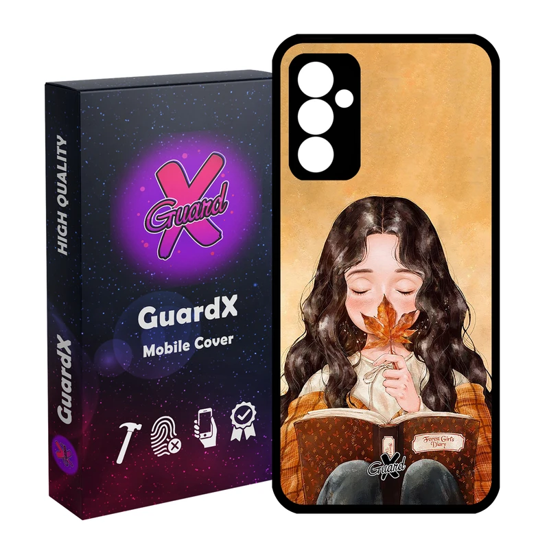 کاور گارد ایکس طرح Girl مدل Glass10223 مناسب برای گوشی موبایل سامسونگ Galaxy A14 / A14 5G