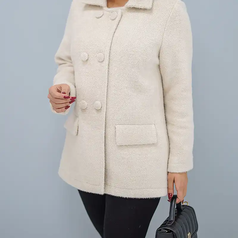 پالتو زنانه السانا مدل آویشان کد 167479