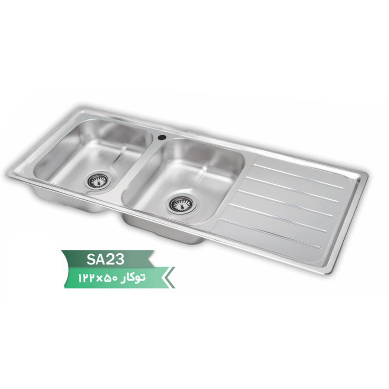 سینک نگین الماس کد SA23 توکار سینک نگین الماس کد SA23 توکار