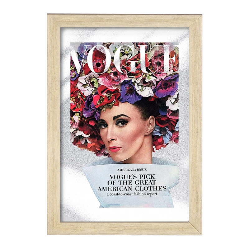 تابلو خندالو مدل مجله وگ (Vogui) کد F11332