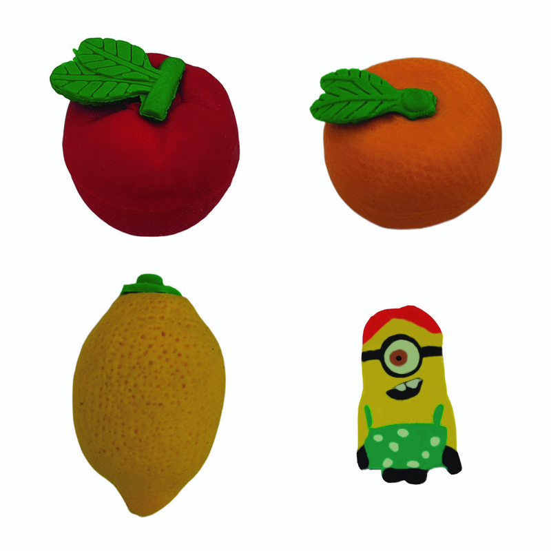 پاک کن مدل میوه و مینیون کد 2 بسته 4 عددی
