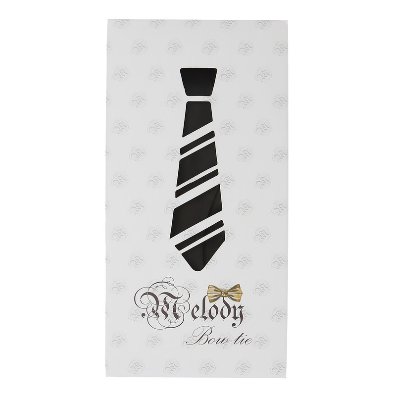 پاپیون مردانه ملودی مدل گره باز کد BT0006MSOblk