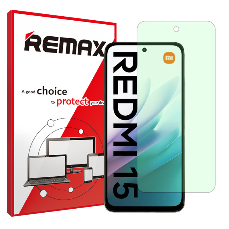 محافظ صفحه نمایش آنتی گرین ریمکس مدل Eye Care مناسب برای گوشی موبایل شیائومی Redmi 15 4G