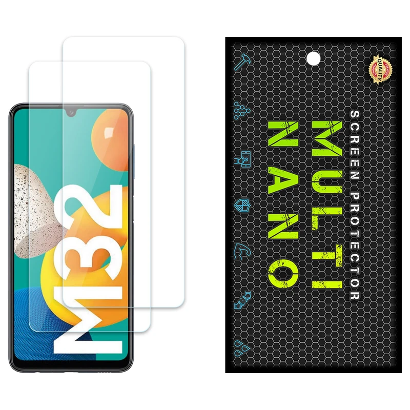 محافظ صفحه نمایش مولتی نانو مدل X-S2N مناسب برای گوشی موبایل سامسونگ Galaxy M32 4G بسته دو عددی