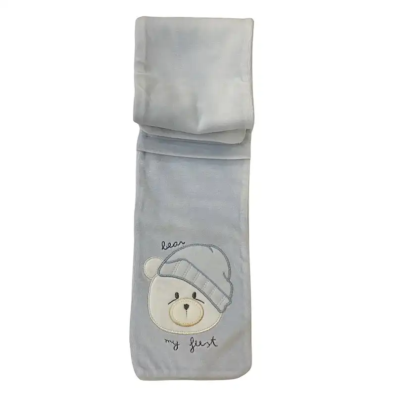 ست کلاه و شال گردن نوزادی مدل خرسی کد 09