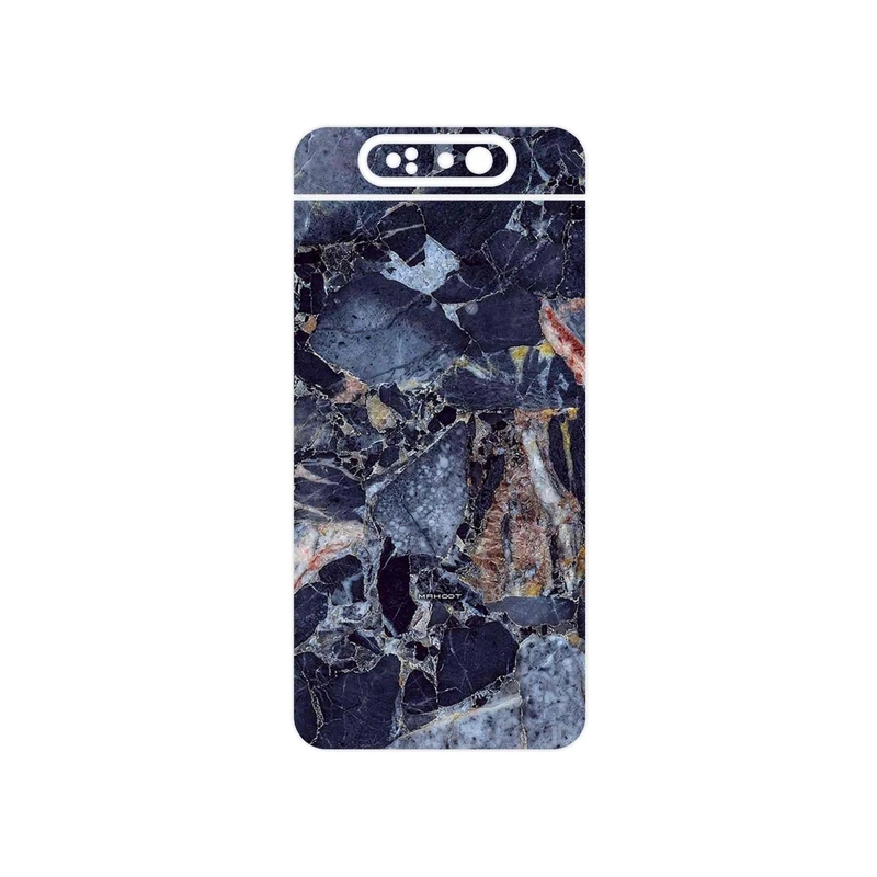 برچسب پوششی ماهوت مدل Broken black marble مناسب برای گوشی موبایل سامسونگ Galaxy A80