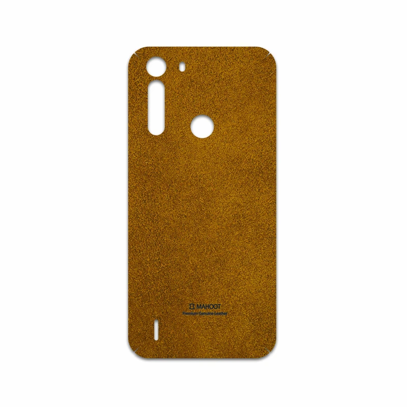 برچسب پوششی ماهوت مدل Brown-Chamois-Leather مناسب برای گوشی موبایل موتورولا One Fusion