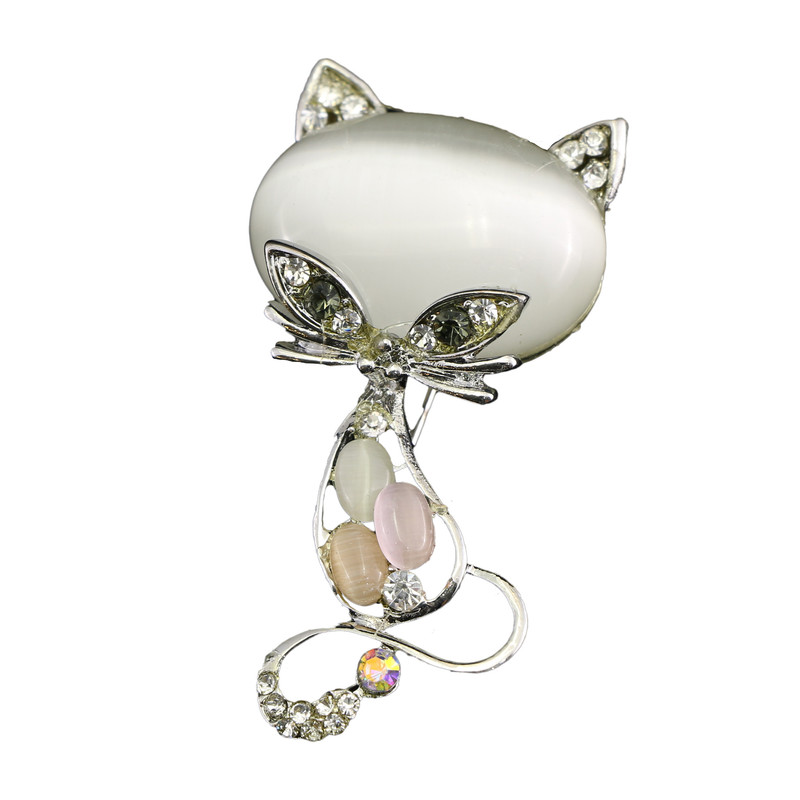 گل سینه دخترانه مدل گربه 3003