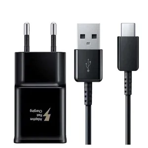 شارژر دیواری سامسونگ مدل EP-TA20EBECGAE به همراه کابل تبدیل USB-C