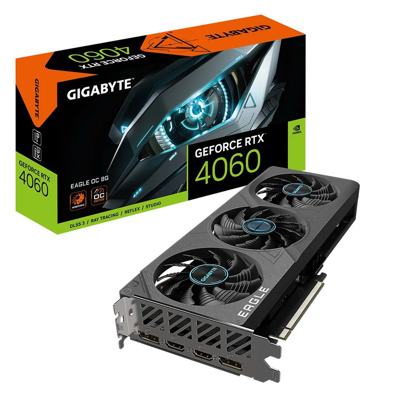 کارت گرافیک مبتنی بر NVIDIA گیگابایت مدل GeForce RTX™ 4060 EAGLE OC 8G