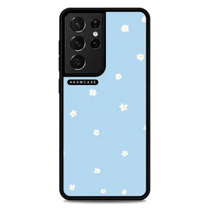 AKAM AMCWSGS21U-FLOWERS4 Cover For Samsung Galaxy S21 Ultra