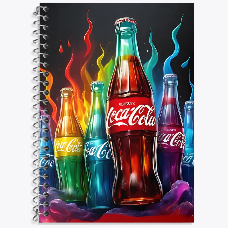 دفتر لغت 50 برگ خندالو طرح نوشابه کوکاکولا کد N2066