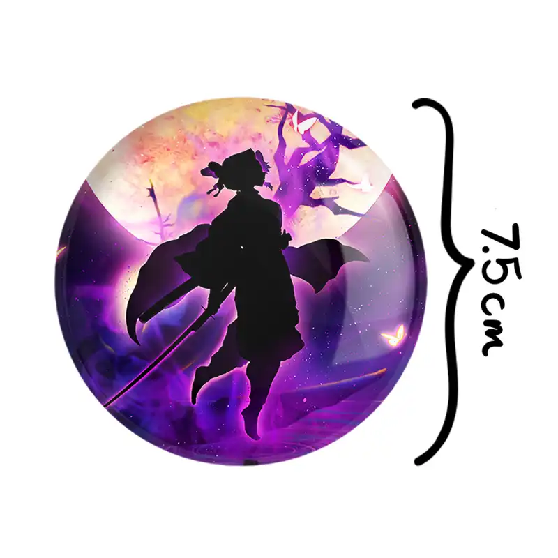 آینه جیبی خندالو طرح شینوبو کاکوچو انیمه شیطان کش مدل تاشو کد 11490