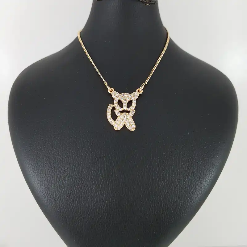 گردنبند زنانه ژوپینگ مدل گربه