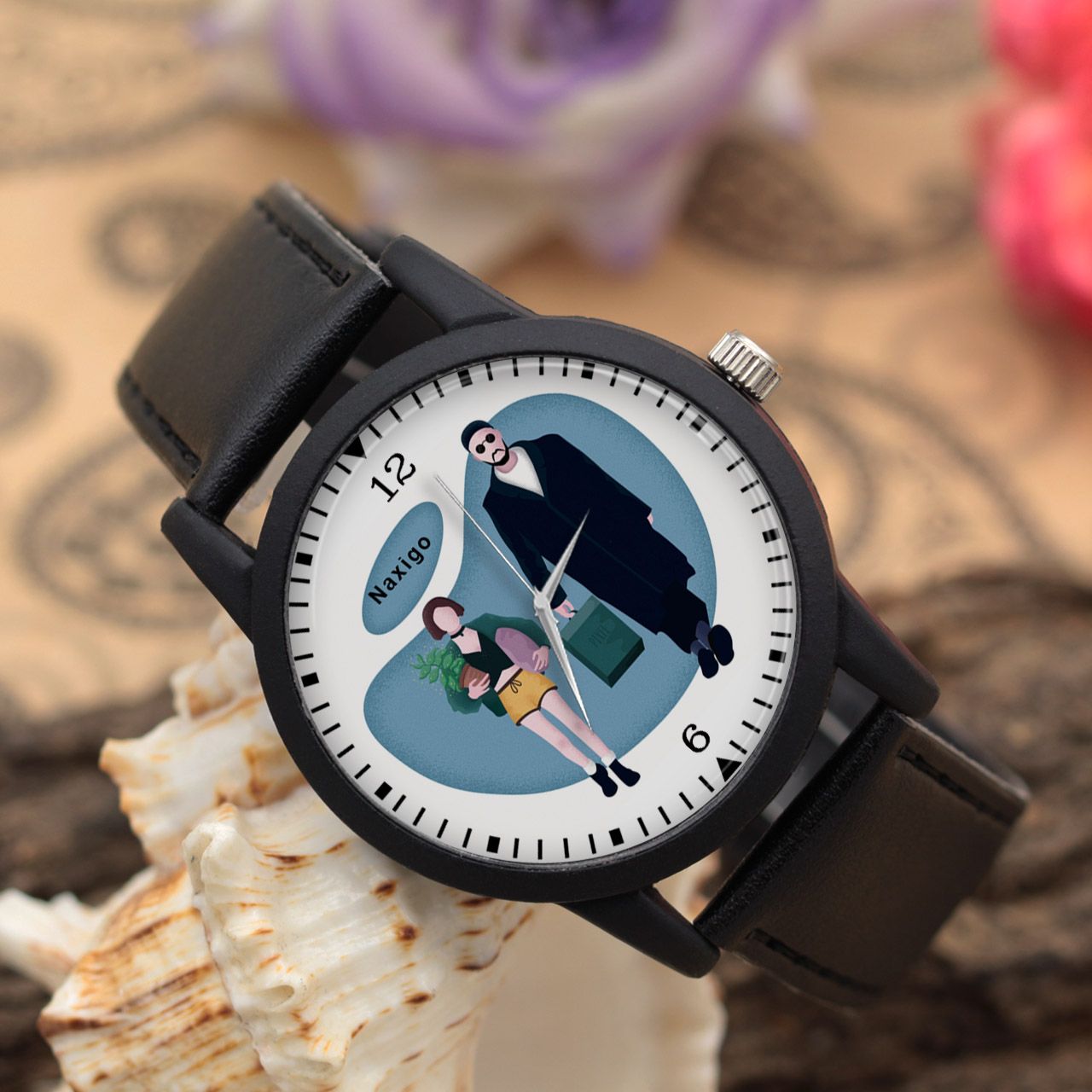 ساعت مچی عقربه ای ناکسیگو طرح Leon کد LF4202 -  - 3