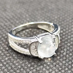 انگشتر نقره زنانه مدل سنگ در نجف کد 399