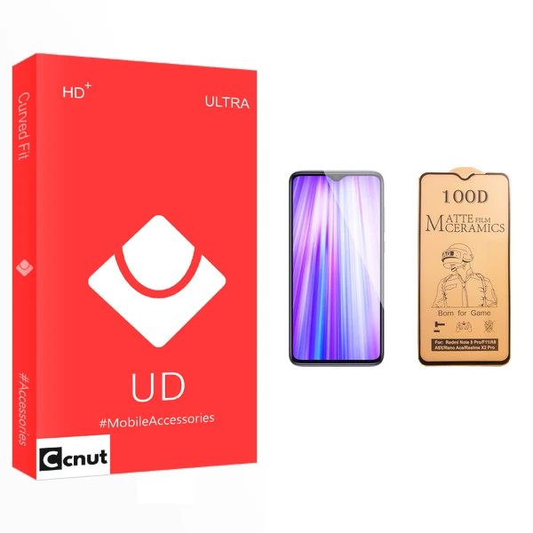 برای محافظ صفحه نمایش سرامیکی کوکونات مدل UD Glass مناسب گوشی موبایل شیائومی Redmi Note 8 Pro