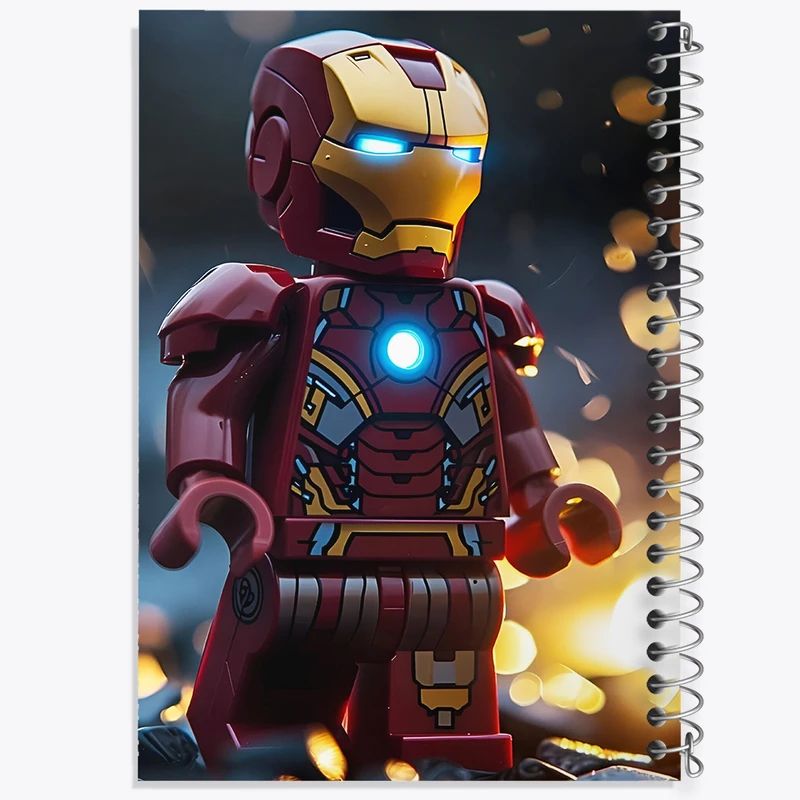 دفتر نقاشی 50 برگ خندالو طرح مرد آهنی مارول (Marvel) کد F6819