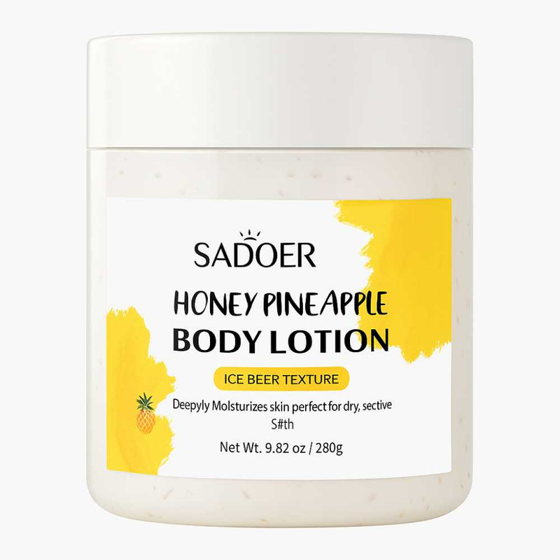 لوسیون بدن سادور مدل بستنی آناناس مناسب برای انواع پوست وزن 280 گرم