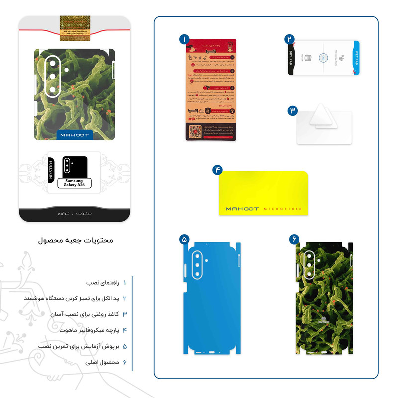 برچسب پوششی ماهوت مدل Atom Universe 2-FullSkin مناسب برای گوشی موبایل سامسونگ Galaxy A26
