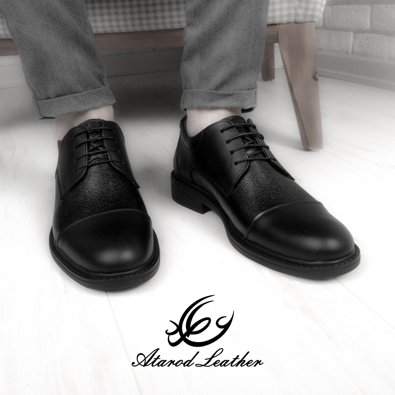 کفش روزمره مردانه چرم عطارد مدل چرم طبیعی کد SH81 -  - 10