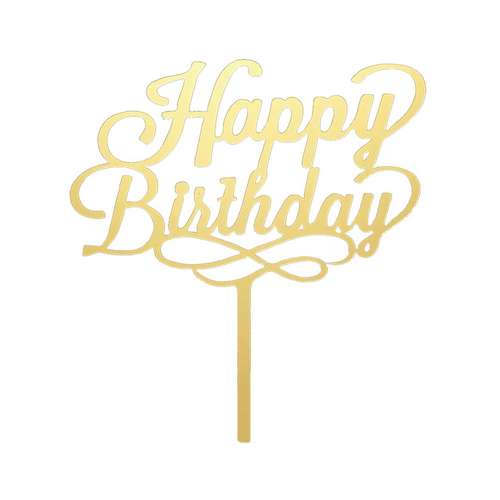 تاپر کیک تولد مدل happy birthday کد 01