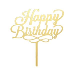 نقد و بررسی تاپر کیک تولد مدل happy birthday کد 01 توسط خریداران
