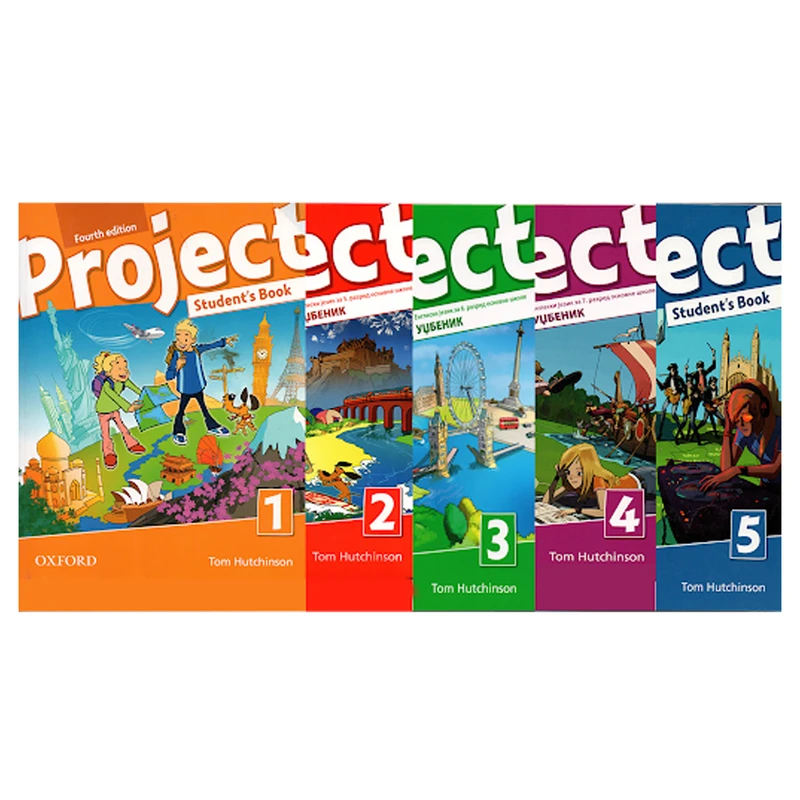 کتاب Project Fourth Edition اثر Tom Hutchinson انتشارات هدف نوین 5 جلدی