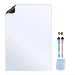 تخته وایت برد هوم اند فریج مدل 6 سایز 40x30 سانتیمتر به همراه ماژیک و مگنت و هولدر مجموعه 6 عددی