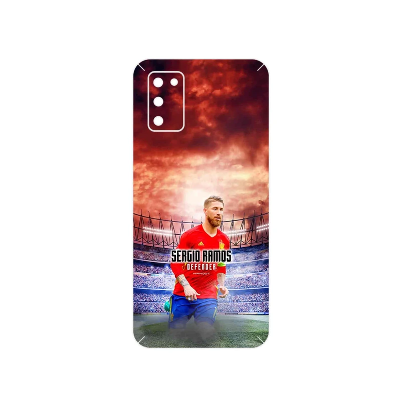 برچسب پوششی ماهوت مدل Sergio Ramos مناسب برای گوشی موبایل سامسونگ Galaxy A03S