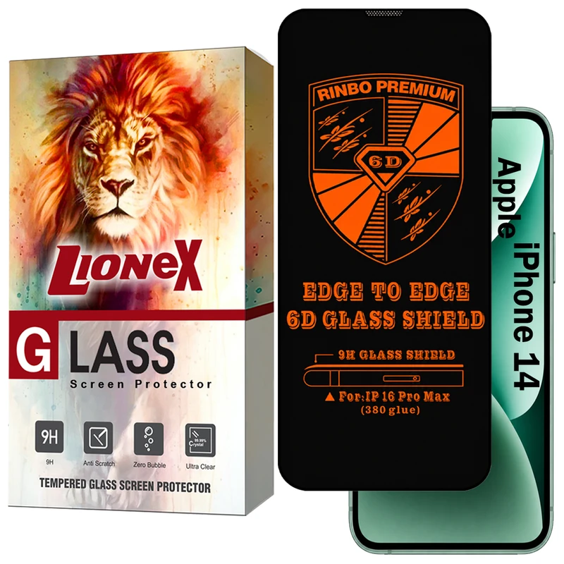 محافظ صفحه نمایش لایونکس مدل RINB200L مناسب برای گوشی موبایل اپل iPhone 14