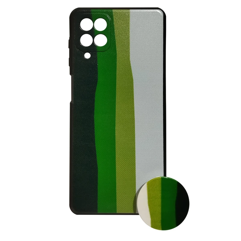 کاور کد 1784 مناسب برای گوشی موبایل سامسونگ Galaxy A12 به همراه پایه نگهدارنده