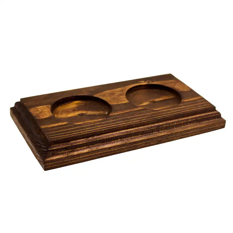 زیر لیوانی مدل چوبی طرح اسپرسو