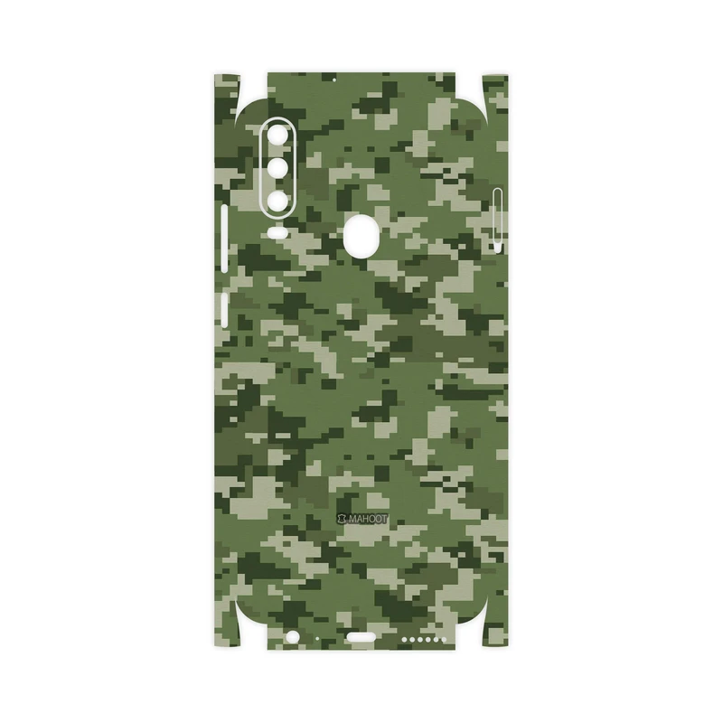 برچسب پوششی ماهوت مدل Army-Green-Pixel-FullSkin مناسب برای گوشی موبایل جی ال ایکس Shahin 2