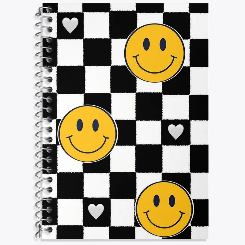 دفتر لغت 50 برگ خندالو طرح ایموجی (Emoji) کد N1780