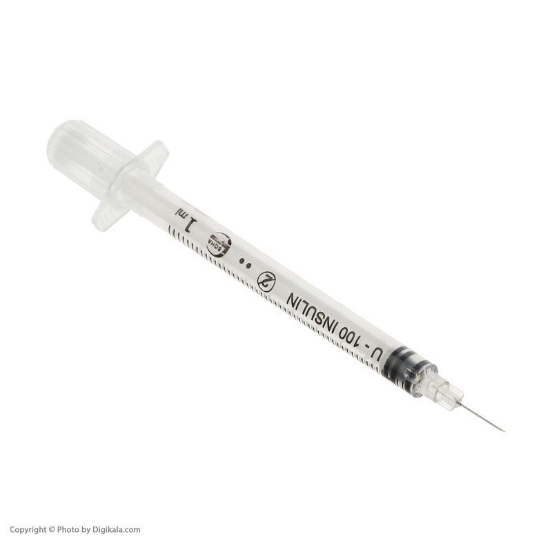 سرنگ 1 سی سی انسولین سها مدل 10M بسته 100 عددی