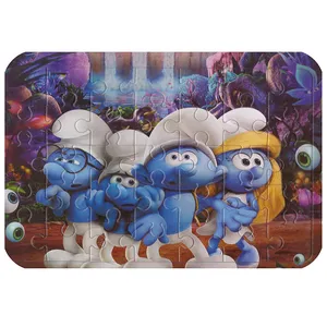 پازل 35 تکه مدل اسمورف ها