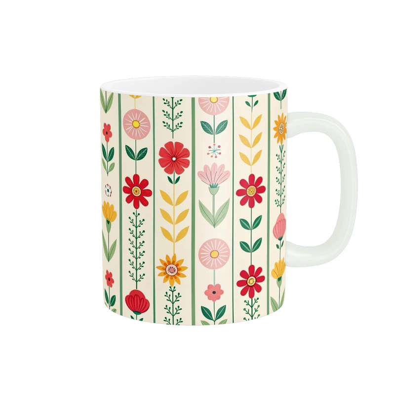  ماگ پاد آفرین طرح گل کد 2180