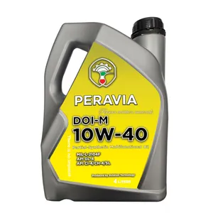 روغن موتور خودرو بنزینی و دیزلی پراویا مدل DOI-M 10W-40 حجم چهار لیتر
