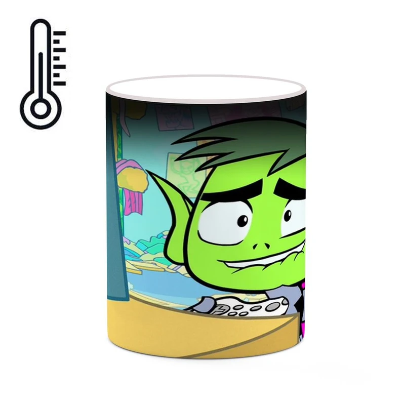 ماگ حرارتی کاکتی مدل Beast Boy کد mgh37998
