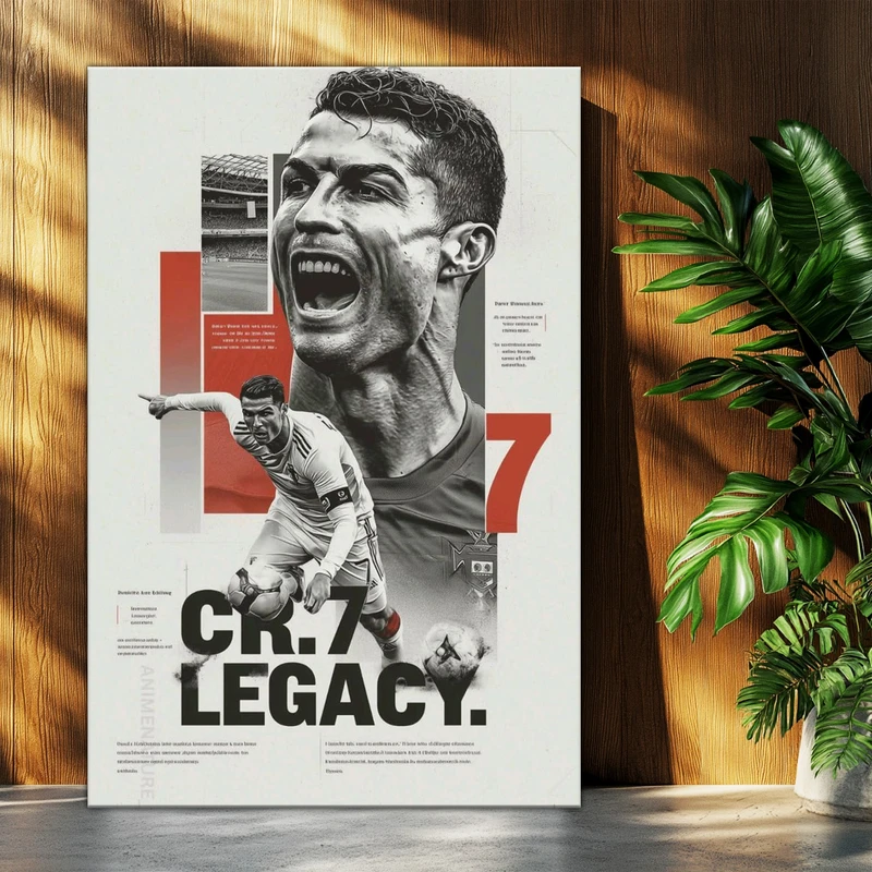 تابلو شاسی بکلیت طرح کریستیانو رونالدو مدل T-po1661