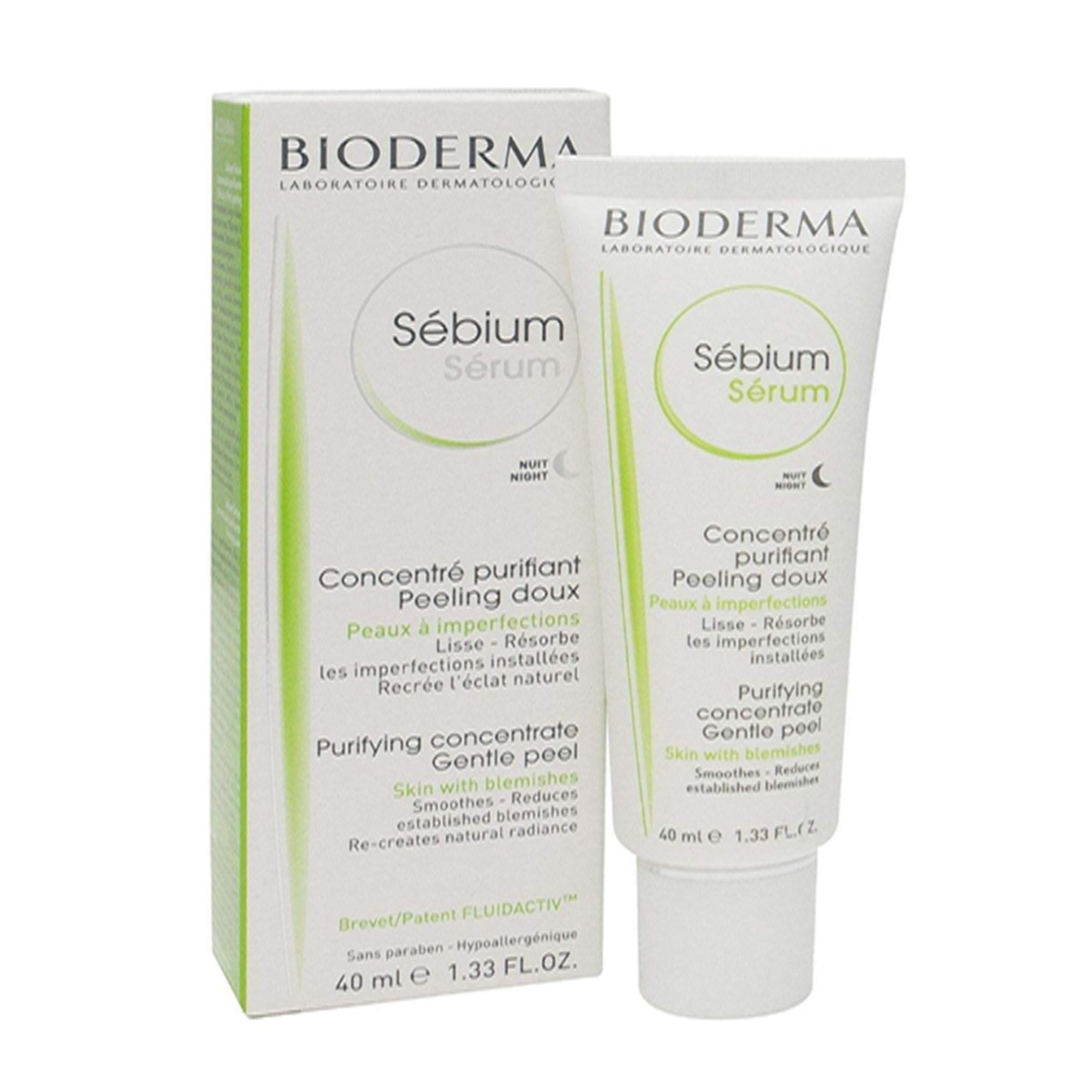 سرم لایه بردار پوست بایودرما مدل  Sebium حجم 40 میلی لیتر