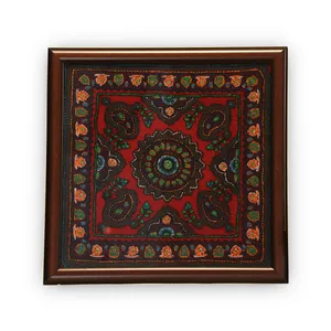 تابلو سوزن دوزی مدل چهاربته جقه کد 1021