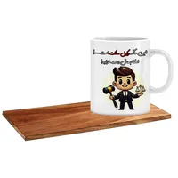 ماگ ال ایکس پی مدل کادو برای وکیل مملکت کد 059 به همراه زیر لیوانی