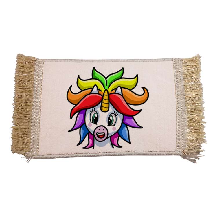 فرش ماشینی دیوارکوب مدل یونیکورن کد 25