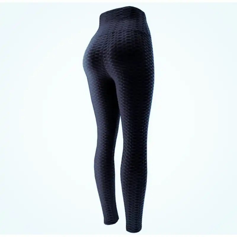 لگینگ ورزشی زنانه مدل سلولیت رنگ سرمه ای