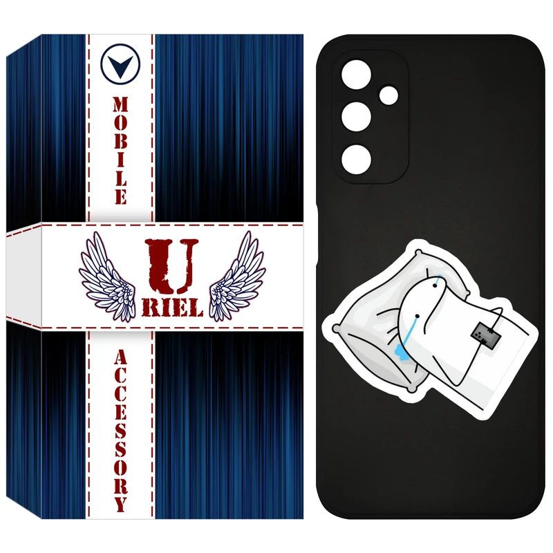 کاور یوریل مدل KSH کد 81 طرح غمگین مناسب برای گوشی موبایل سامسونگ Galaxy A14 4G / A14 5G