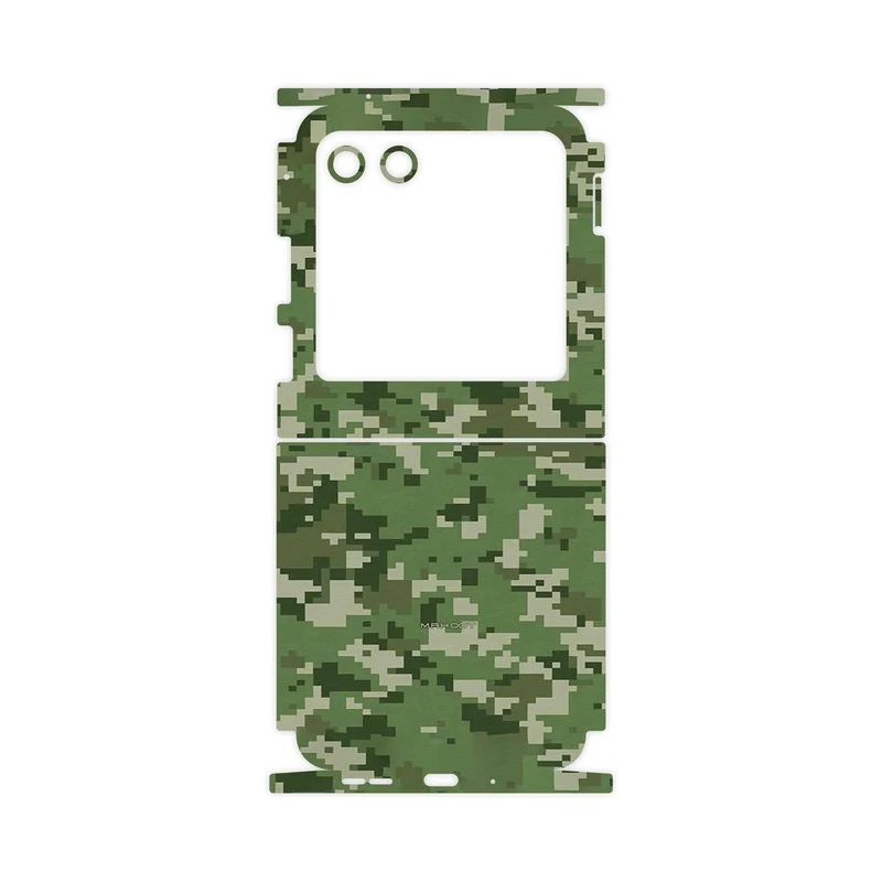 برچسب پوششی ماهوت مدل Army_Green_Pixel-FullSkin مناسب برای گوشی موبایل موتورولا Razr 40 Ultra