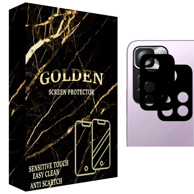 محافظ لنز دوربین گلدن مدل GLD-02 مناسب برای گوشی موبایل شیائومی Redmi note 11 Pro 5G بسته دو عددی