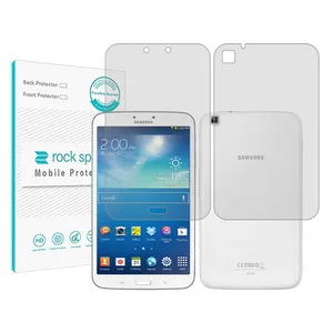 Rockspace model Hygel screen protector suitable for Samsung Galaxy Tab 3 8.0 tablet along with tablet back protector